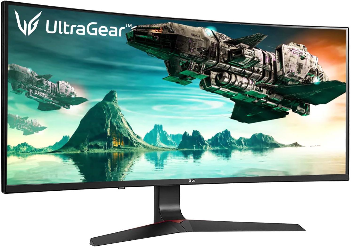 LG 34GL750-B Ultragear Gaming Monitor 34' 21: 9 Curved Wfhd (2560 X 1080) IPS Display, 144Hz Refresh Rate, NVIDIA G-SYNC Compatible, Adaptive-Sync Technology, HDR10, 144Hz Refresh Rate - Black