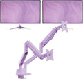 Pixio Two PX279 Wave Purple 27 inch 240Hz Refresh Rate FHD 1080p Resolution Fast IPS Panel 1ms GTG Resonse Time Gaming Monitor and PS1D Wave Purple Dual Monitor Arm