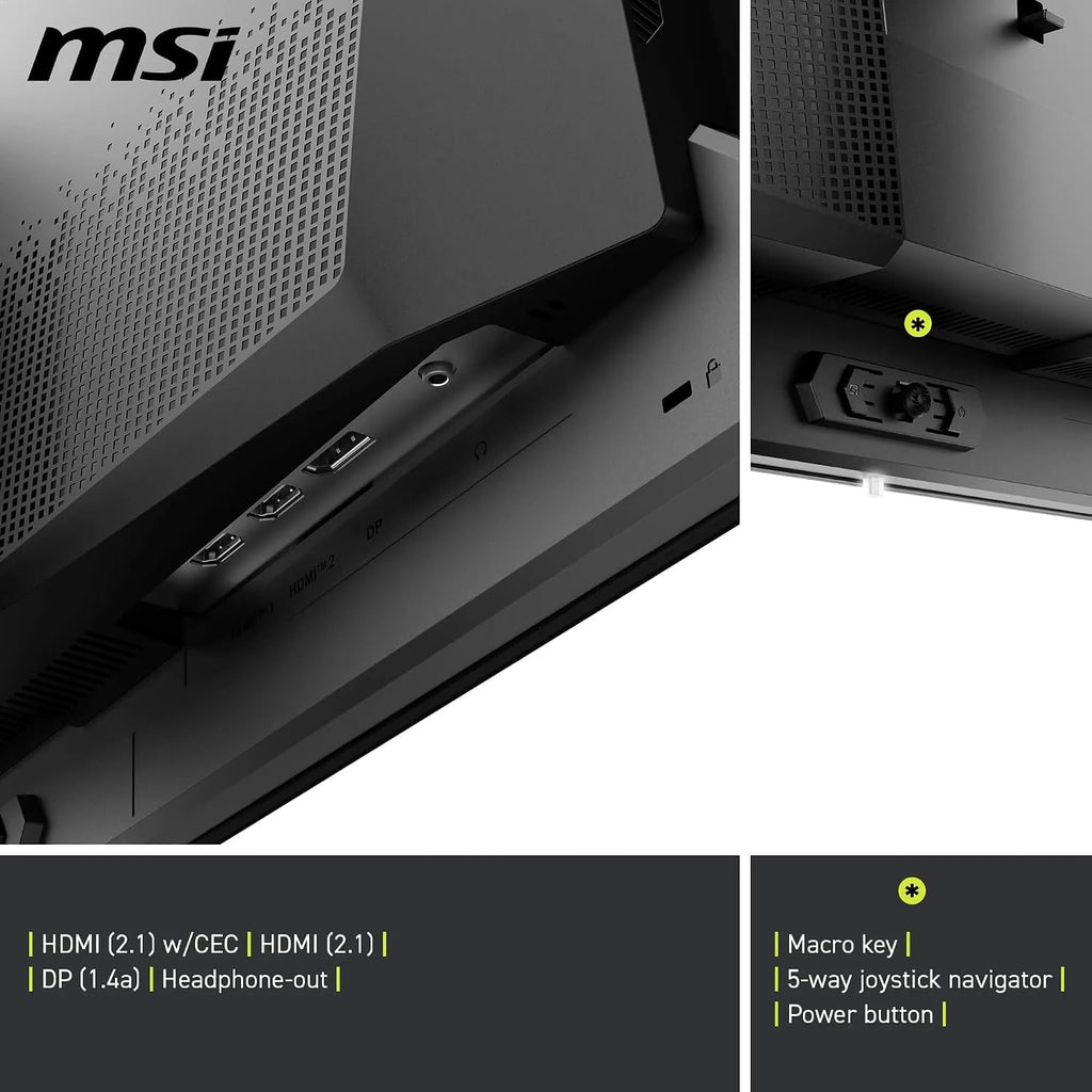 MSI MAG 271P QD-OLED X24 Gaming Screen 26.5 Inch WQHD – Quantum Dot OLED Panel 2560 x 1440, 240Hz/0.03ms, 99% DCI-P3, ΔE≤2, DisplayHDR True Black 400 – DP 1.4a, HDMI 2.1