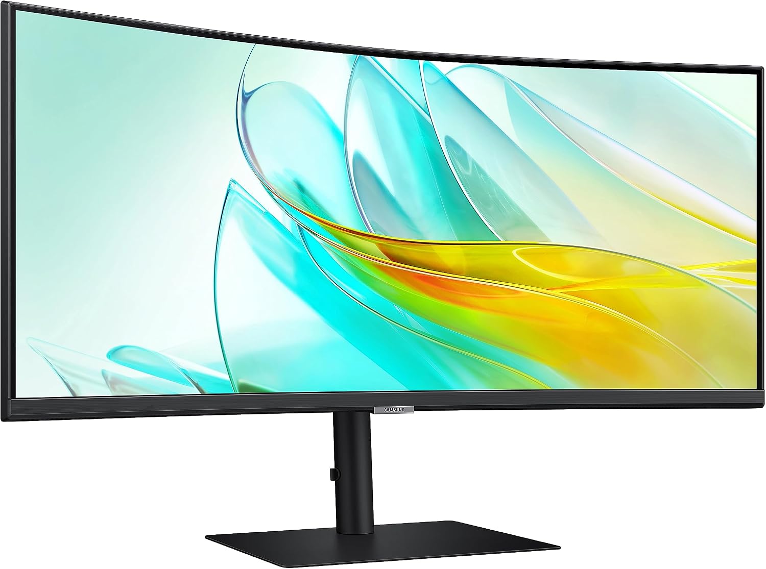 SAMSUNG 34' ViewFinity S65UA Series Ultrawide QHD Curved Monitor, HDR10, 100Hz, 350 nit, USB- C, Adjustable Stand, Intelligent Eye Care, LS34C650UANXGO, Black