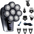 Electric Razor for Men, 8D Face Head Electric Shavers For Bald Men Electric Bald Head Shaver With Nose Hair Trimmer Waterproof Rotary Shave