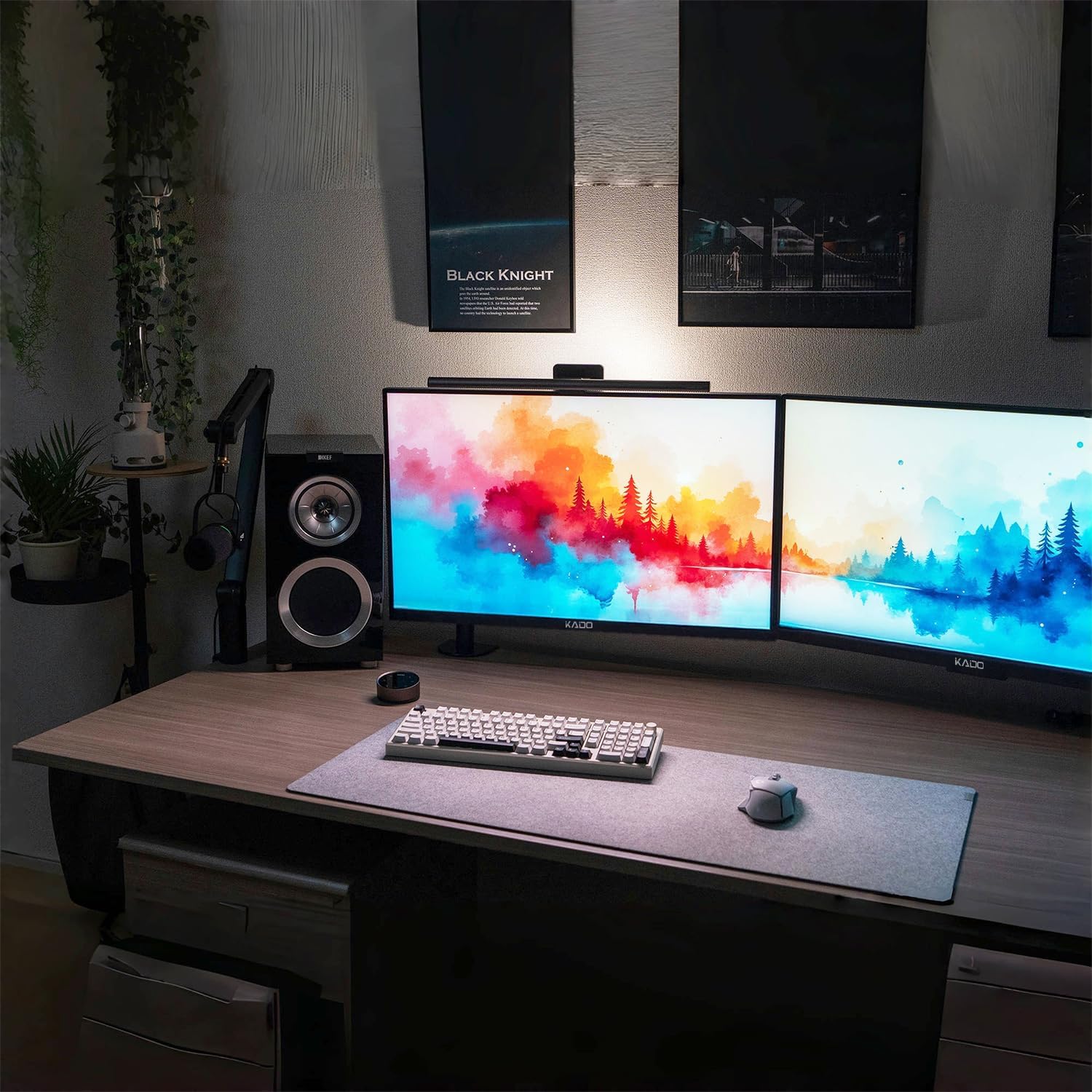 Kado Dual Monitor Setup - 2-Pack 27' 4K 3840x2160 Computer Monitor 70Hz UHD VESA Mount HDMI Office Gaming Built-in Speakers (U27 Dual Series)