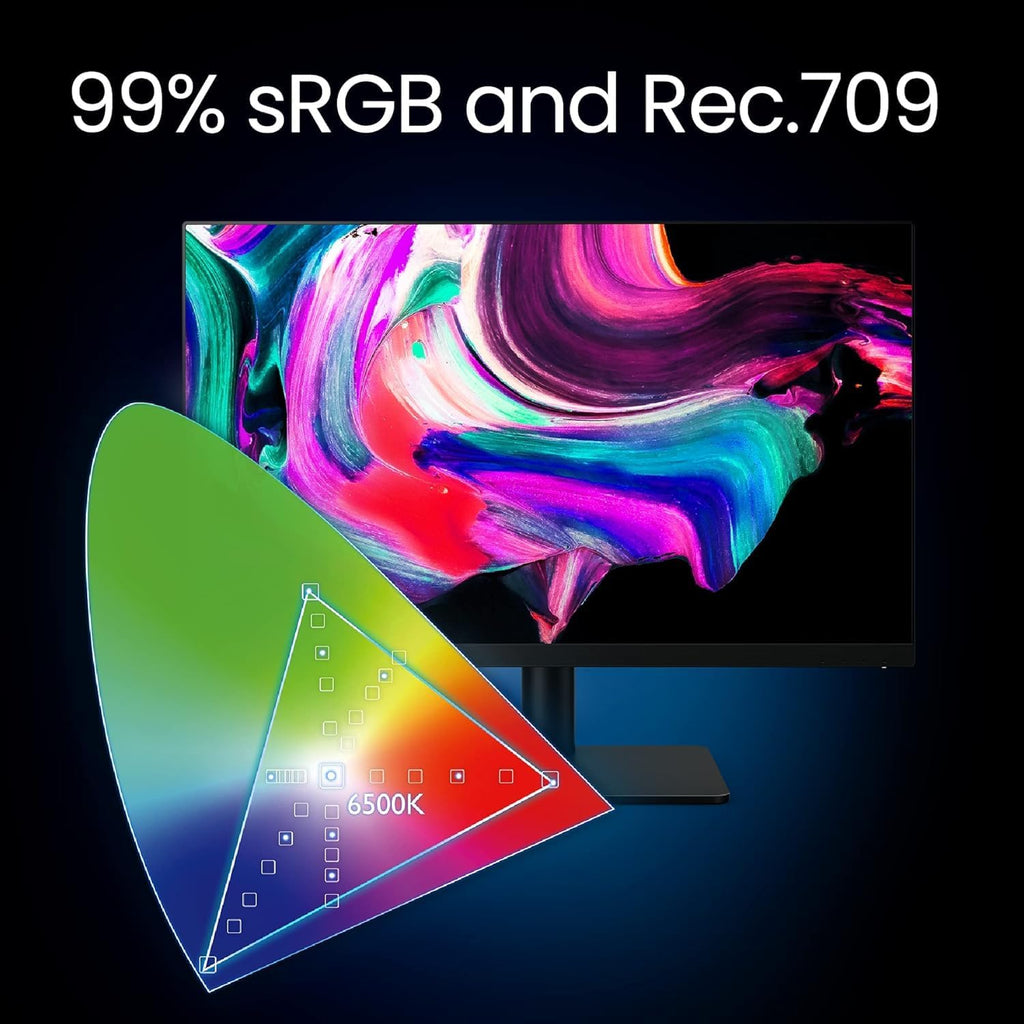 BenQ PD2705U Mac-Ready AQCOLOR Monitor 27' 4K UHD, 99% sRGB &Rec.709, HDR 10, IPS, Factory-Calibrated, Uniformity, 65W USB-C, HotKey Puck, Ergonomic, DisplayPort, KVM, USB Hub
