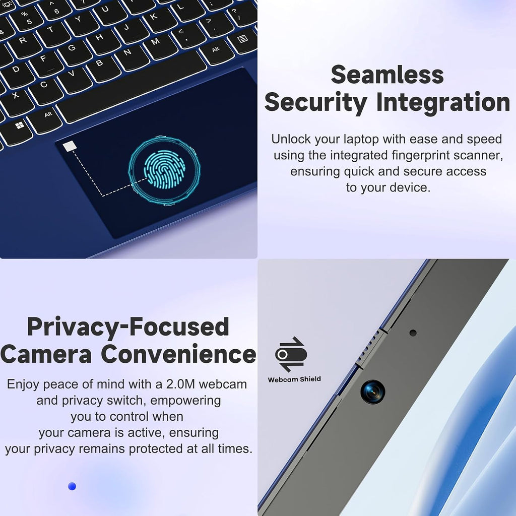 NIMO 15.6' IPS FHD-Business-Laptop, Intel 6 Core i3-1215U 16GB RAM 1TB SSD (Beat i5-1135G7, Up to 4.4GHz) Laptop-Computer with Fingerprint Backlit Keyboard 65W Type C Wi-Fi 6 Numpad Win 11