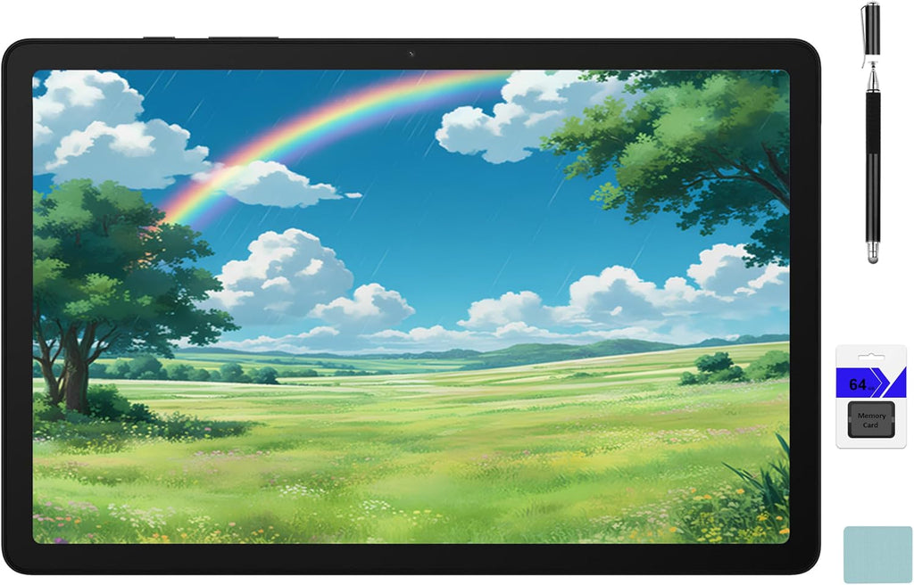 Samsung Galaxy Tab A9+ 10.9'' 128GB Android Tablet, Big Screen, Quad Speakers, Upgraded Chipset, Multi Window Display, Slim, Light, Durable Design, Graphite with Accessories