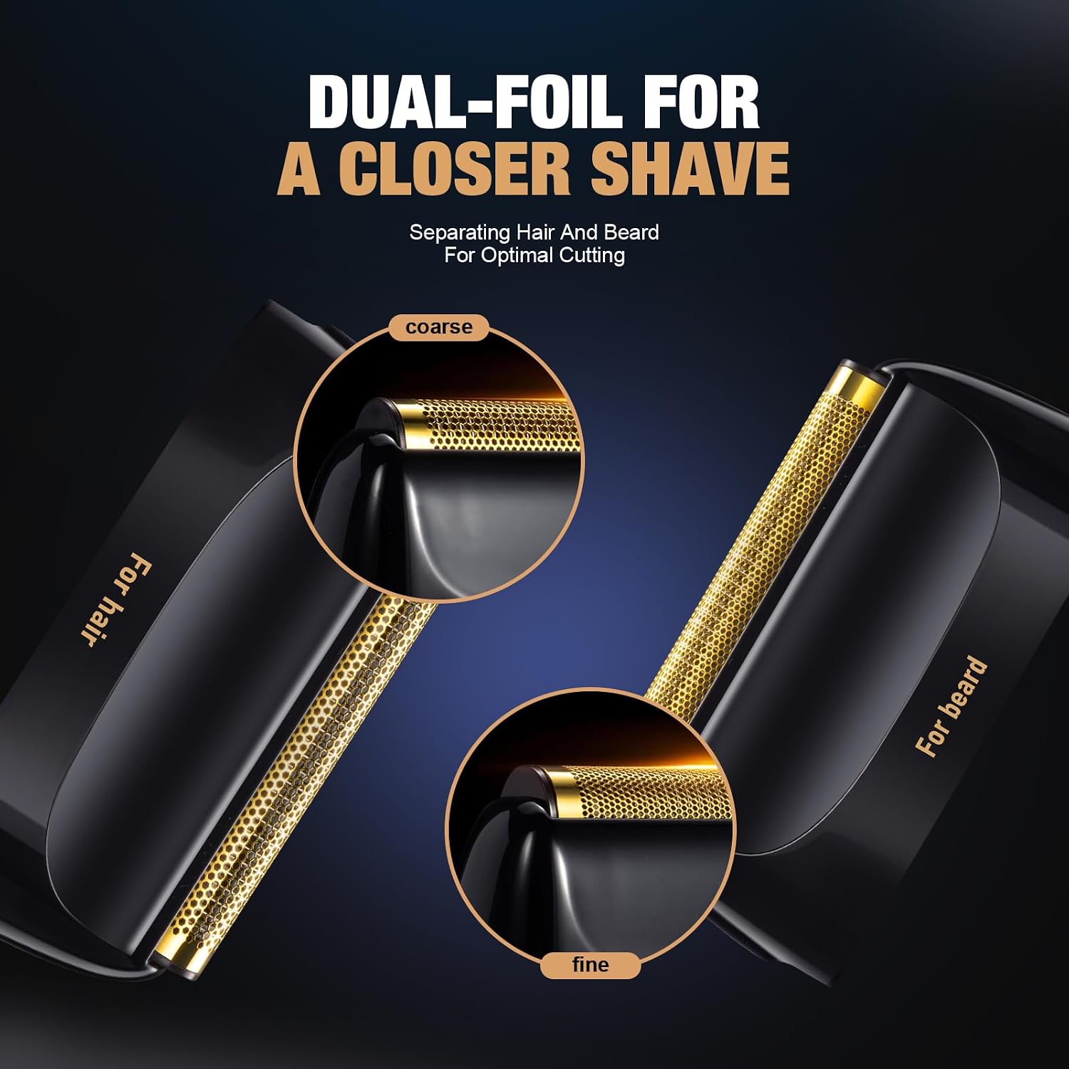 SUPRENT PRO Professional Hair Clipper and Trimmer Set with Foil Shaver, Professional Barber Clippers for Men