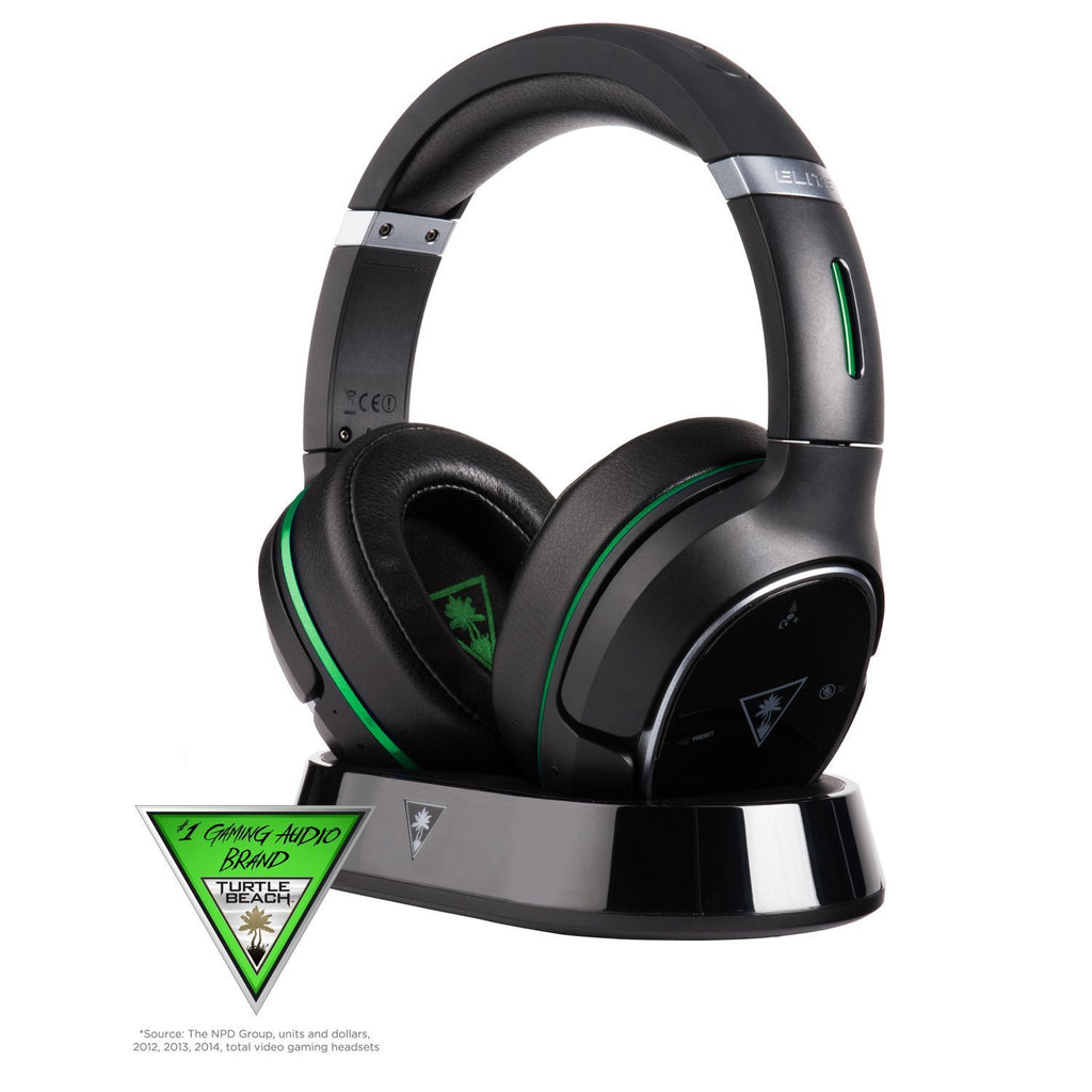 Turtle Beach - Ear Force Elite 800X Premium Fully Wireless Gaming Headset - DTS Headphone:X 7.1 Surround Sound - Noise Cancellation- Xbox One, Mobile Devices
