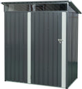 Storage Shed, 5X 3FT Outdoor Storage Shed,with Hinged Door Padlock Utility Tool Shed Storage House, for Backyard Garden Patio Lawn (Grey)