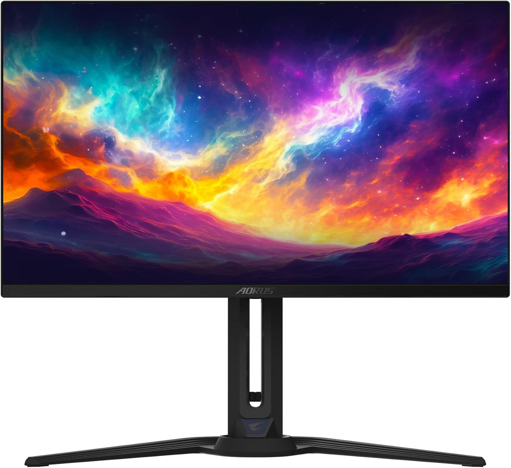 GIGABYTE - AORUS FO27Q3-27' QD OLED Gaming Monitor - QHD 2560x1440-360Hz - 0.03ms GTG - AMD FreeSync Premium Pro - Type C KVM - HDMI, DP, Type C - Height Adjustable - Black