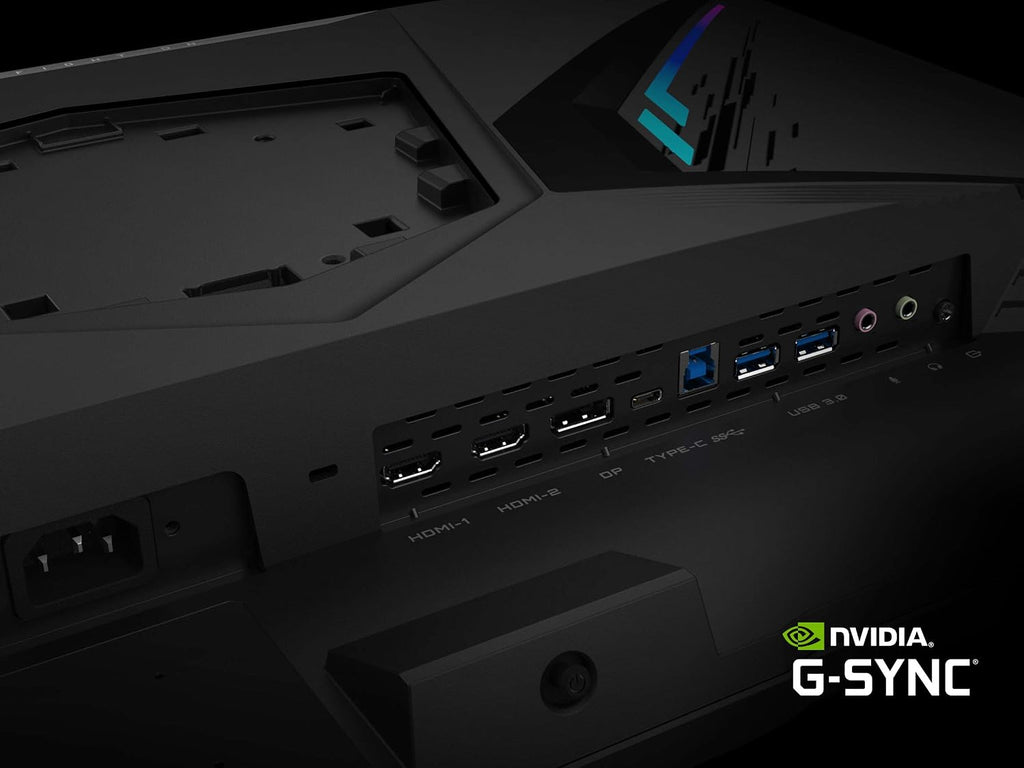GIGABYTE AORUS FI32Q 32' 165Hz 1440p HBR3,NVIDIA G-SYNC Compatible,Exclusive Built-in ANC, KVM, 2560x1440 Display,1ms Response Time,HDR, 94% DCI-P3,1x DisplayPort 1.4,2X HDMI 2.0,2X USB 3.0,1x USB C