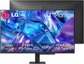 LG 32' QHD (2560 x 1440) IPS Computer Monitor, 100Hz, 5ms, HDR10, 99% sRGB, Dynamic Action Sync, Contrast Ratio 1000:1, Reader Mode, Flicker Safe, HDMI, USB Type-C, Tilt Adjustment, Black