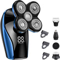 MAYiT Electric Razor for Men, Electric Shaver for Men Beard Hair Trimmer Electric Razor 5D Floating Five Blade Heads Electric Nose Hair Trimmer LCD Display