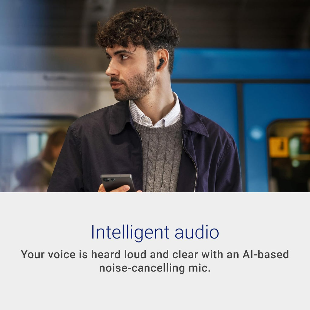 Dell Pro Plus Earbuds - EB525 - True Wireless, Bluetooth 5.3, AI-Based Noise-Cancelling mic, Adaptive ANC, Ear tip Sizes (XS, S, M, L)