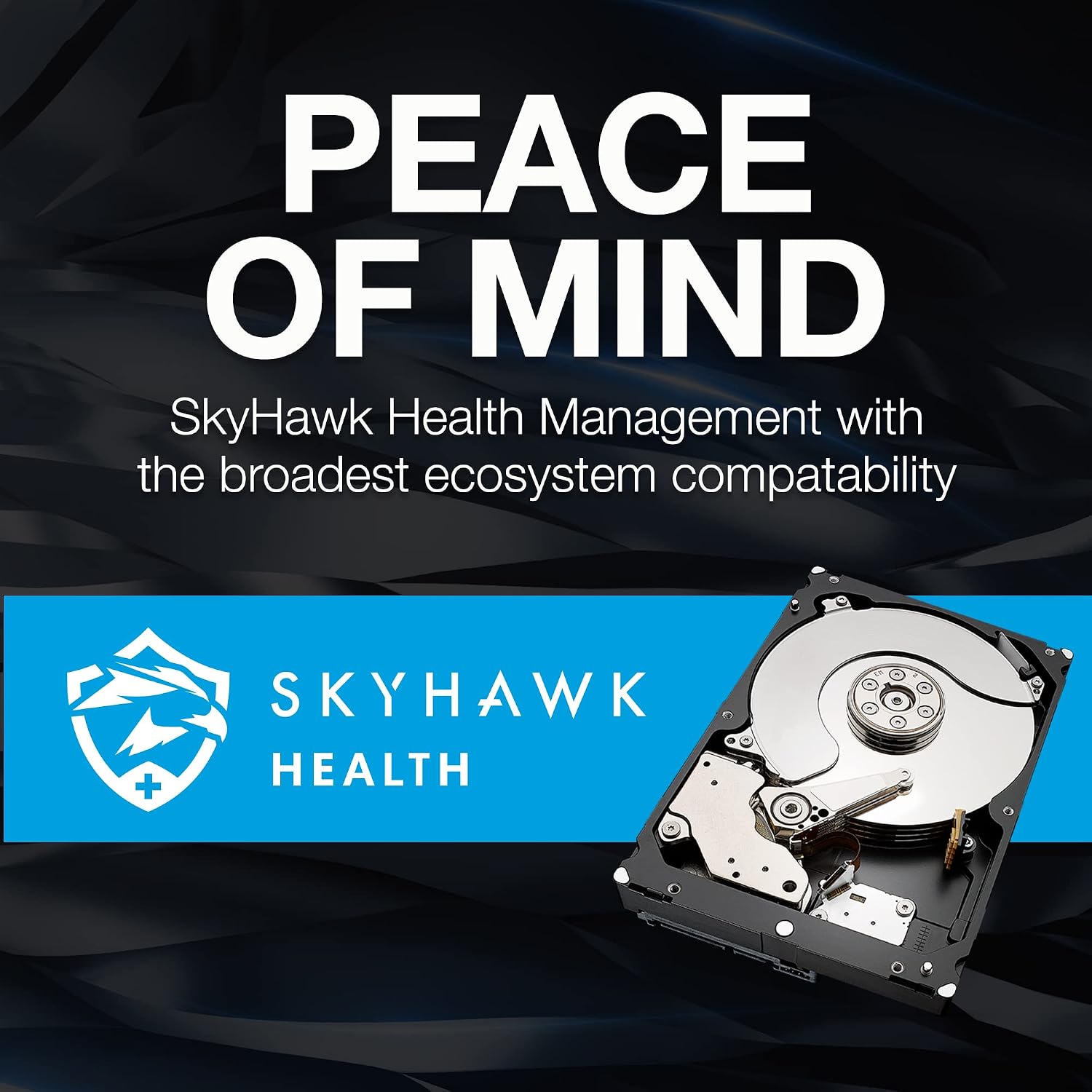 Seagate Skyhawk 6TB Video Internal Hard Drive HDD – 3.5 Inch SATA 6Gb/s 256MB Cache for DVR NVR Security Camera System with in-House Rescue Services (ST6000VXZ09/009)