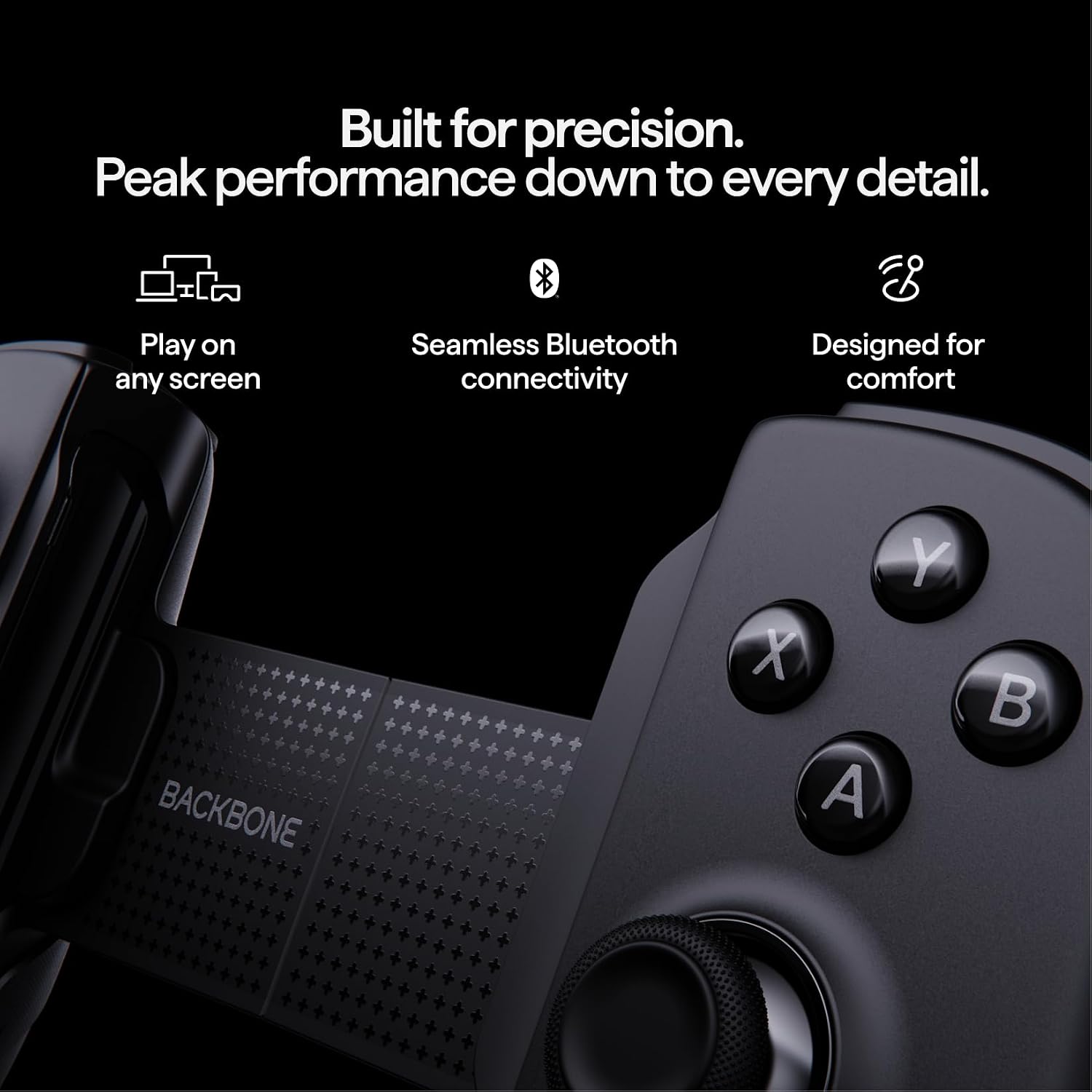 BACKBONE Pro Mobile Gaming Controller for iPhone 15/16/17 & Android, USB-C/Bluetooth Controller, Stream Xbox, Play Call of Duty, PlayStation via iOS Remote Play - 3 Months Apple Arcade Included
