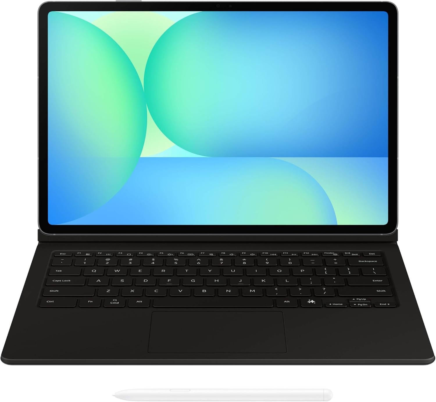 Samsung Galaxy Tab S10 FE+ Book Cover Keyboard Slim – AI Key for Galaxy Tab S10 FE+, Detachable Platform, PC-Like Experience, Wireless Keyboard Sharing, Black