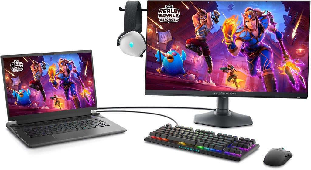 Alienware - AW2724HF 27'' IPS FHD Gaming Monitor - 360Hz - AMD Free-Sync Premium - VESA - HDMI, DisplayPort (Renewed), black