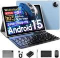 Raemond Android 15 Tablet 10 Inch, 24GB RAM+128GB ROM/1TB Expandable, 1.8GHz Octa-core CPU, 1280x800 IPS HD Display, WiFi 6, BT 5.4, 5+8MP Camera, 2 in 1 Tablets with Keyboard Case Mouse Stylus