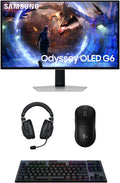 Samsung LS27DG602SNXZA 27' G60SD Odyssey OLED QHD 360Hz Gaming Monitor with PRO-X-2-LIGHTSPEED Headset, G915 Keyboard, and PRO-X-2-SUPERLIGHT Mouse (2024)