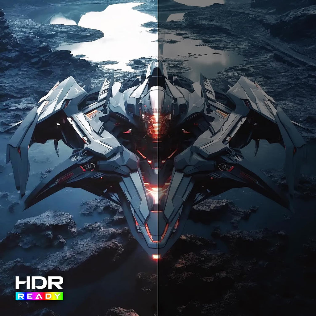 KOORUI Monitor, 27' QHD IPS Gaming Monitor, 170Hz, 1ms, HDR400, Compatibility G-Sync and FreeSync, Tilt Pivot Swivel Vertical Height Adjustable，2 HDMI 2.0 & 1 DisplayPor 1.4