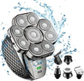 Head Shaver for Men, Grooming kit 6in1 Head Electric Shaver for Men Beard Hair Trimmer Facial Razor Body Bald Shaving Machine Wet Dry Rechargeable
