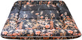 MAXYOYO Black Floral Japanese Futon Floor Mattress, Mattress Topper Portable Thick Sleeping Pad Floor Mat Roll Up Camping Mattress Folding Couch Mattress Pad for Guest Room King
