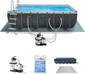 Intex 26355EH Ultra XTR 18ft x 9ft x 52in Above Ground Swimming Pool Set with Sand Filter Pump and OptiFlow 50lb Premium Filter Sand