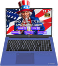 NIMO 17.3-Laptop, AMD Ryzen 7 7735HS (8C/16T) Radeon 680M, 64GB DDR5 RAM 2TB SSD, 100W PD Type-C Fast Charging, Wi-Fi 6E BT 5.2, Fingerprint Unlock, Backlit Keyboard for Business Student Light Gaming