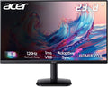 acer 23.8' FHD Office Monitor, 120Hz, Adjustable Tilt, AMD FreeSync, 1ms (VRB), Wall Mountable, IPS, ZeroFrame Design, HDMI & VGA - Black