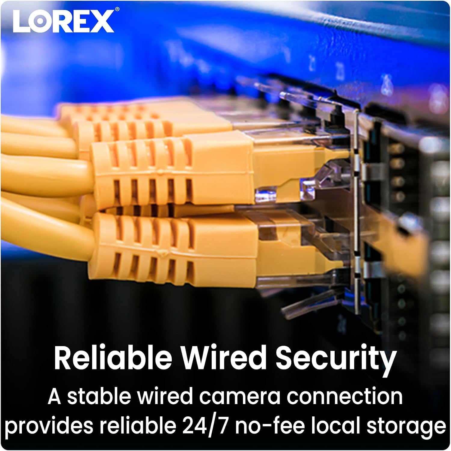 Lorex Fusion 4K 8MP 16 Camera Capable (Wired or Fusion Wi-FI) 2TB NVR System w/ 4 IP Dual Lens Cameras, Security Lighting, Motion Detection, Panoramic View, Color Night Vision, 2-Way Talk (6 Cam)