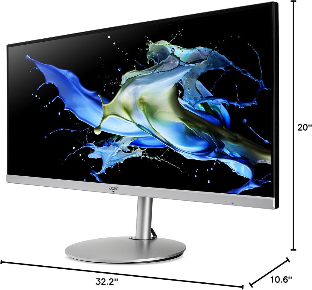 acer CB342CU semiphuzx 34' QHD 3440 x 1440 Professional Docking Monitor AMD FreeSync Height Adjustable Stand with Swivel, Tilt & Pivot (USB Type-C, Display Port 1.2, HDMI 2.0, RJ-45 & USB Ports)