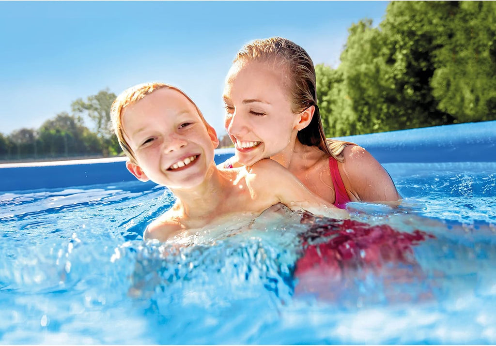 Intex 28117EH Easy Set Inflatable Swimming Pool Set: 10ft x 24in – Includes 330 GPH Cartridge Filter Pump – Puncture-Resistant Material – 813 Gallon Capacity – 18in Water Depth
