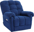 EONIX Power Rocker Recliner Chair, Lazy Boy Recliner Rocking Chair for Adults and Nursery, Electric Recliner Chair with Heat and Massage for Living Room, Bedroom, Study Room, Relaxation, Navy Blue