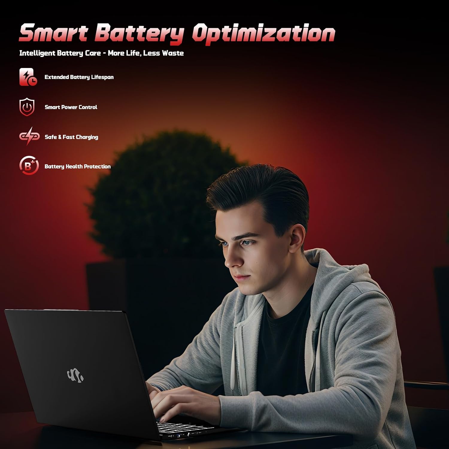 NIMO 15.6' FHD Laptop Computer, Intel Pentium N150 (Beat i3-1115G4, 4-Core Up to 3.4GHz), Laptop with Backlit Keyboard 65W GaN Type-C Fingerprint 8GB RAM 256GB SSD, for Home-Student and Business