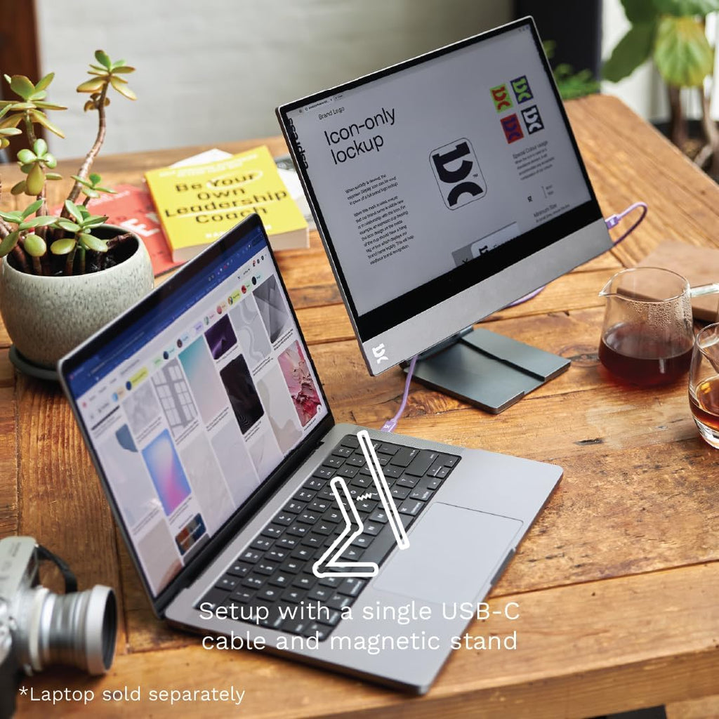 espresso Displays 15 inch Touch Portable Monitor with Adjustable Stand | Ultra-Slim, 1080p Full HD, USB-C, Touchscreen Display for Laptop, Mac, PC, Gaming, and Travel