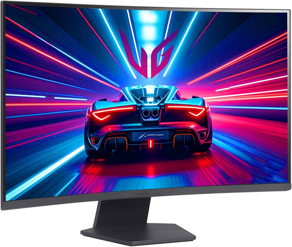 LG 32 Inch Ultragear QHD 1440P Curved Gaming Monitor, 180Hz, 1ms, 1000R, Widescreen, AMD FreeSync, HDR10, Black Stabilizer, sRGB 99%, DisplayPort & HDMI, Borderless Design, Tilt Adjustment, Black