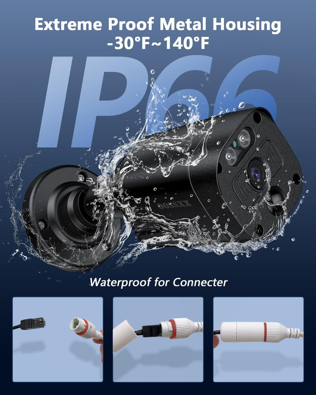 (2026 Update) 4K PoE Security Camera System w/PIR & AI Human Detection, 8CH NVR w/ 2TB HDD, 6 Cameras, 130° Ultra Wide Angle, 45-Day Recording, 2-Way Audio, Remote Control, No Monthly Fee