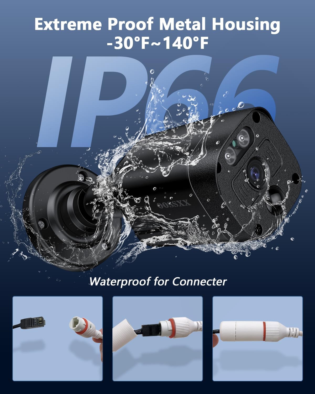 (2026 Update) 4K PoE Security Camera System w/PIR & AI Human Detection, 8CH NVR w/ 2TB HDD, 6 Cameras, 130° Ultra Wide Angle, 45-Day Recording, 2-Way Audio, Remote Control, No Monthly Fee