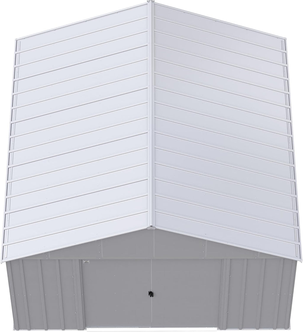 Arrow Classic Metal Shed, 12 x 12, Flute Grey