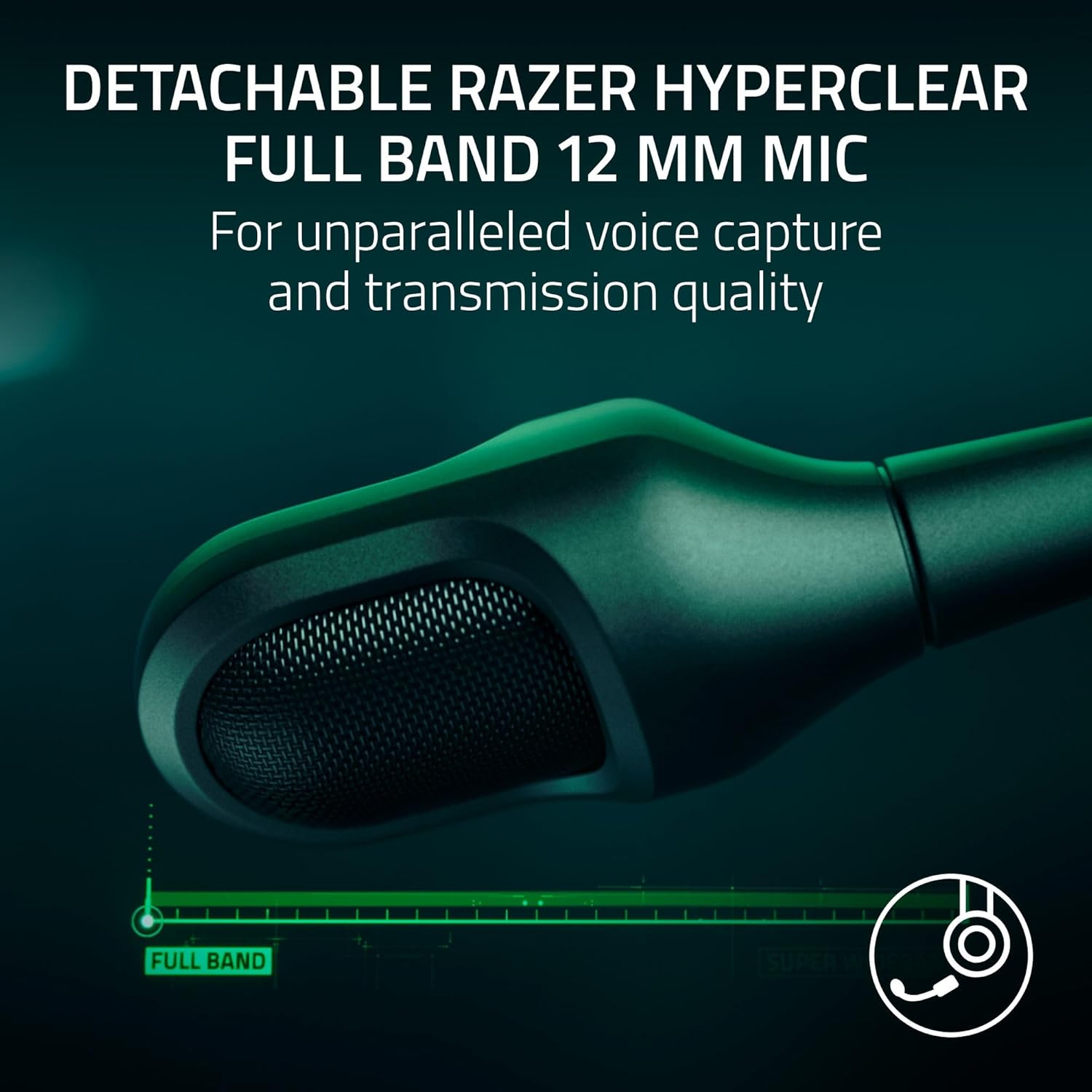 Razer BlackShark V3 Pro Wireless ANC Gaming Headset for PS5: Full Band Mic - 50mm Drivers - 2.4 GHz, Bluetooth, 3.5mm - Works with PC, Mac, Nintendo Switch, Smartphone - Long Battery Life - Black