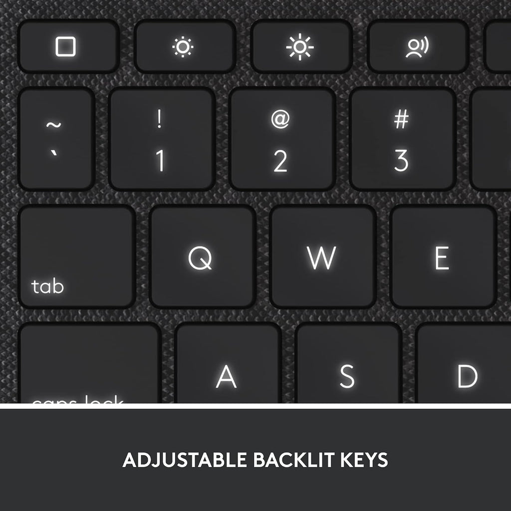 Logitech Combo Touch, Detachable iPad Keyboard Case (10th gen and A16) with Large Precision Trackpad, Full-Size Backlit Keyboard, and Smart Connector Technology - Oxford Gray