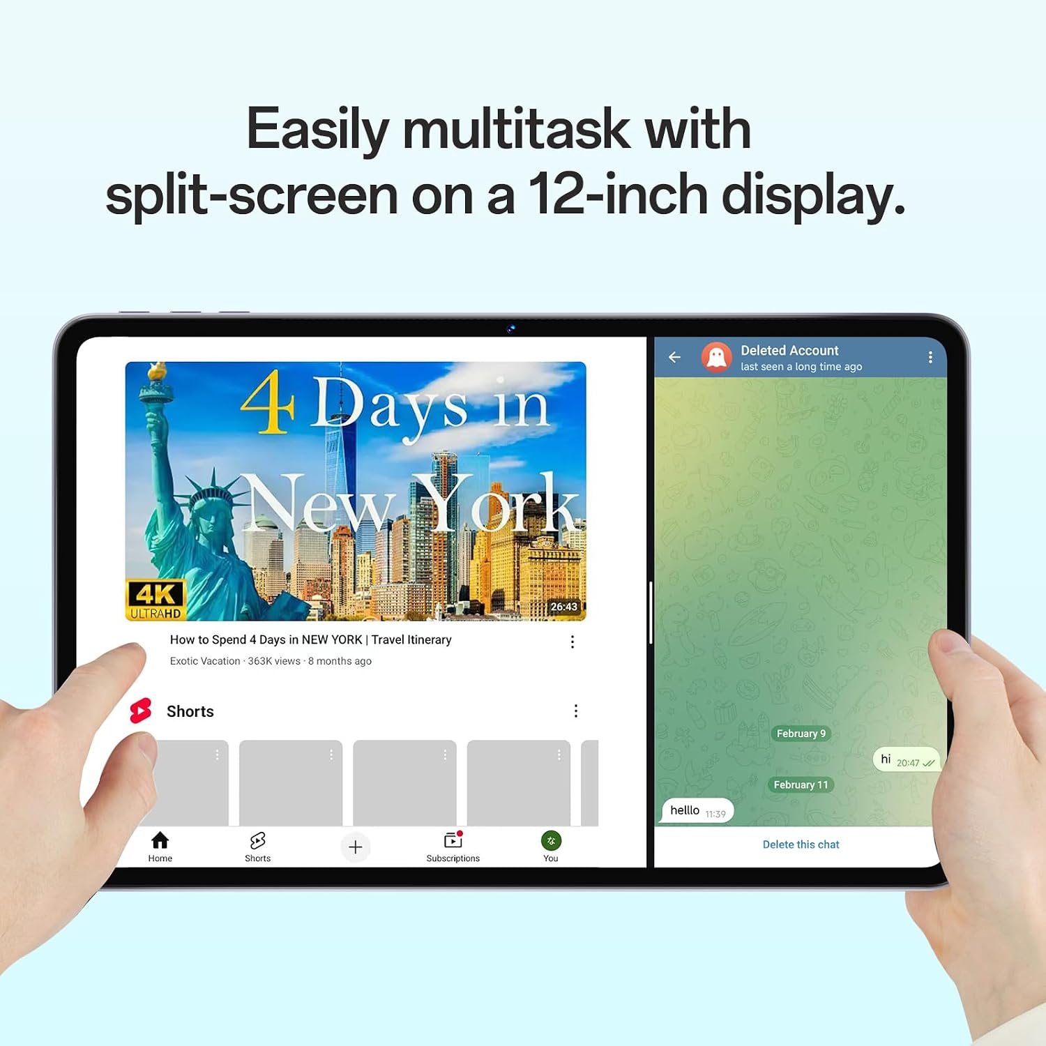 Android Tablet 12 Inch with 𝟑𝟎𝐆𝐁 𝐑𝐀𝐌 𝟏𝟐𝟖𝐆𝐁 𝐑𝐎𝐌, Octa-Core Processor, 2000 * 1200 FHD IPS Touch Screen, 5MP+13MP Dual Camera, 8800mAh Battery, 2K Android 16 Tablet, 2.4G/5G WiFi, BT 5.0