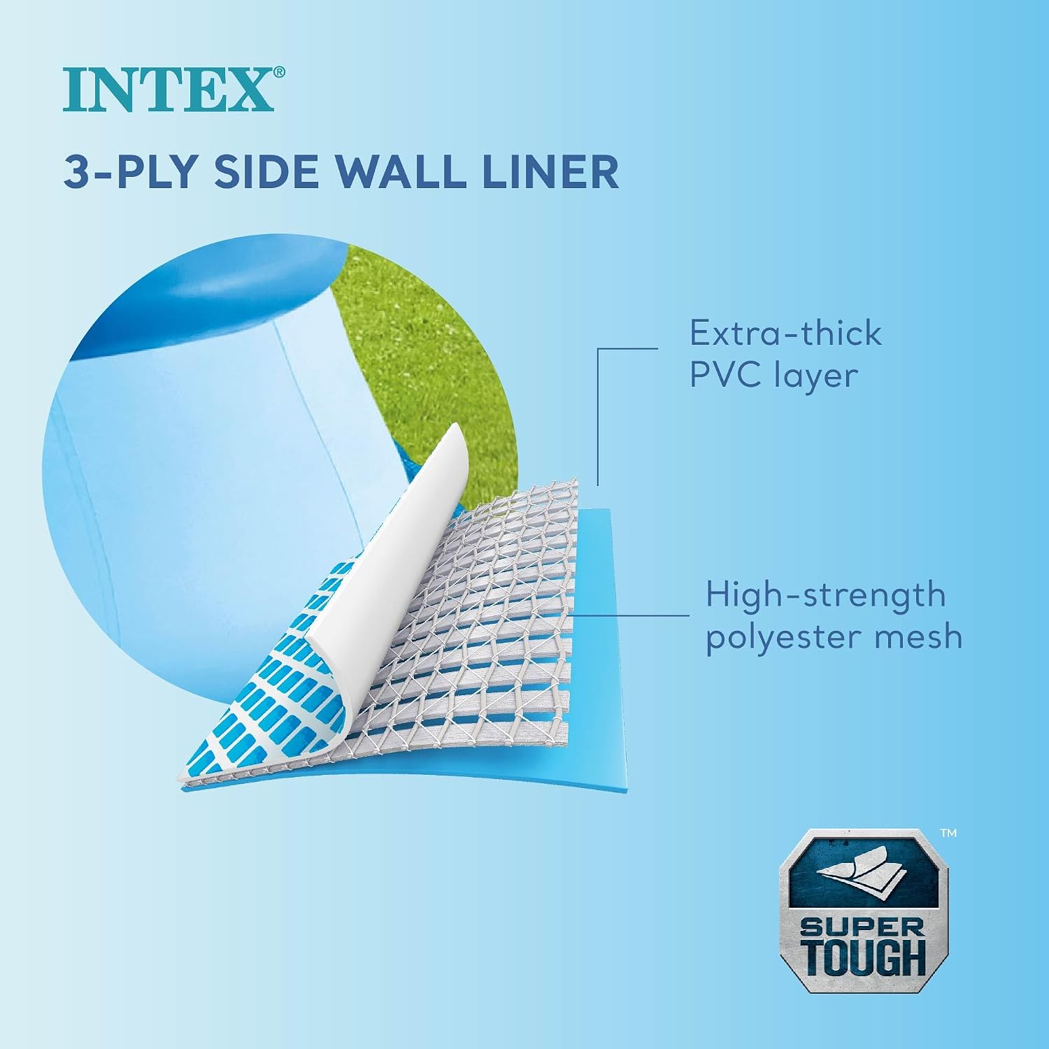 INTEX 28157EH Easy Set Inflatable Swimming Pool Set: 15ft x 33in – Includes 530 GPH Cartridge Filter Pump – Puncture-Resistant Material – 2587 Gallon Capacity – 26in Water Depth
