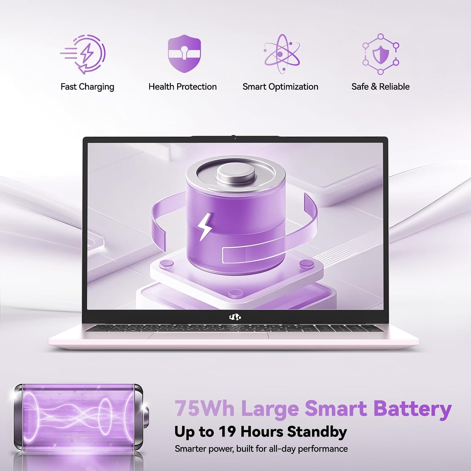 NIMO 17.3-Laptop, AMD Ryzen 7 7735HS (8C/16T) Radeon 680M, 32GB DDR5 RAM 2TB SSD, 100W PD Type-C Fast Charging, Wi-Fi 6E BT 5.2, Fingerprint Unlock, Backlit Keyboard for Business Student Light Gaming