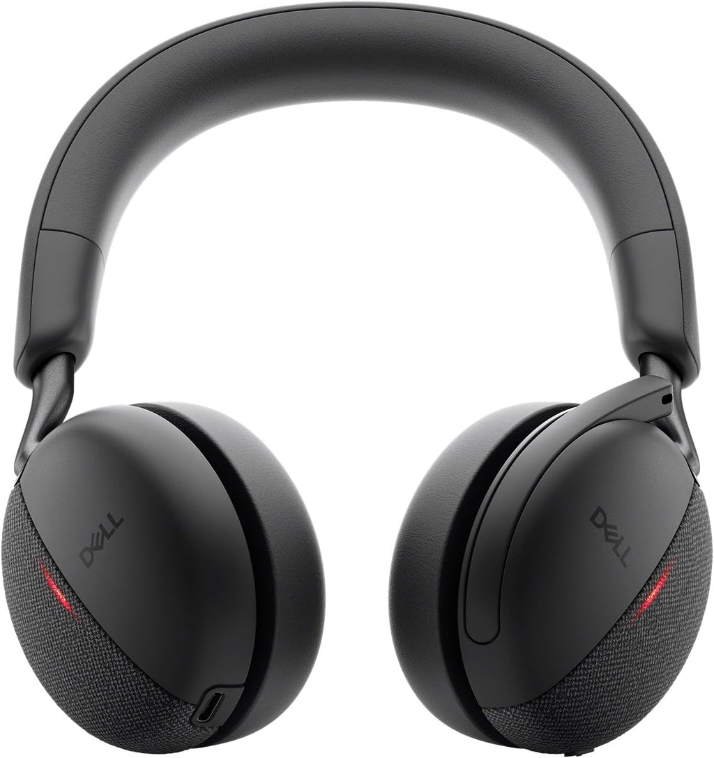 Dell WL5024 Pro Wireless ANC Headset - Hybrid Active Noise Cancellation, AI-Based Noise Cancellation Microphone, Leatherette Headband, Effortless connectivity, Microsoft Teams/Zoom Certified - Black