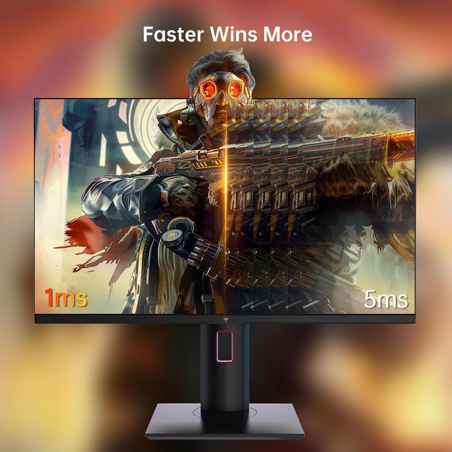 KTC 27 inch Gaming Monitor 240Hz Monitor 111% sRGB Height Tilt Swivel Pivot FreeSync IPS FHD(1920 x 1080) DMI 2.0 DP 1.4 Frameless, Xbox PS5 Switch
