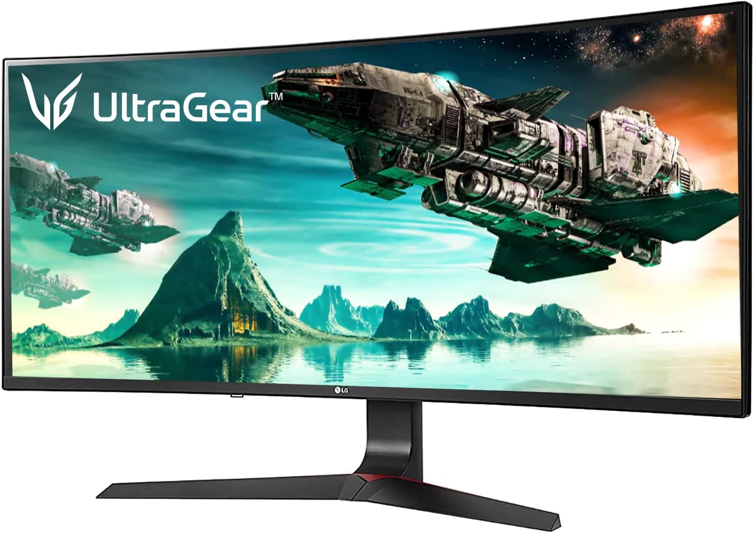 LG 34GL750-B Ultragear Gaming Monitor 34' 21: 9 Curved Wfhd (2560 X 1080) IPS Display, 144Hz Refresh Rate, NVIDIA G-SYNC Compatible, Adaptive-Sync Technology, HDR10, 144Hz Refresh Rate - Black