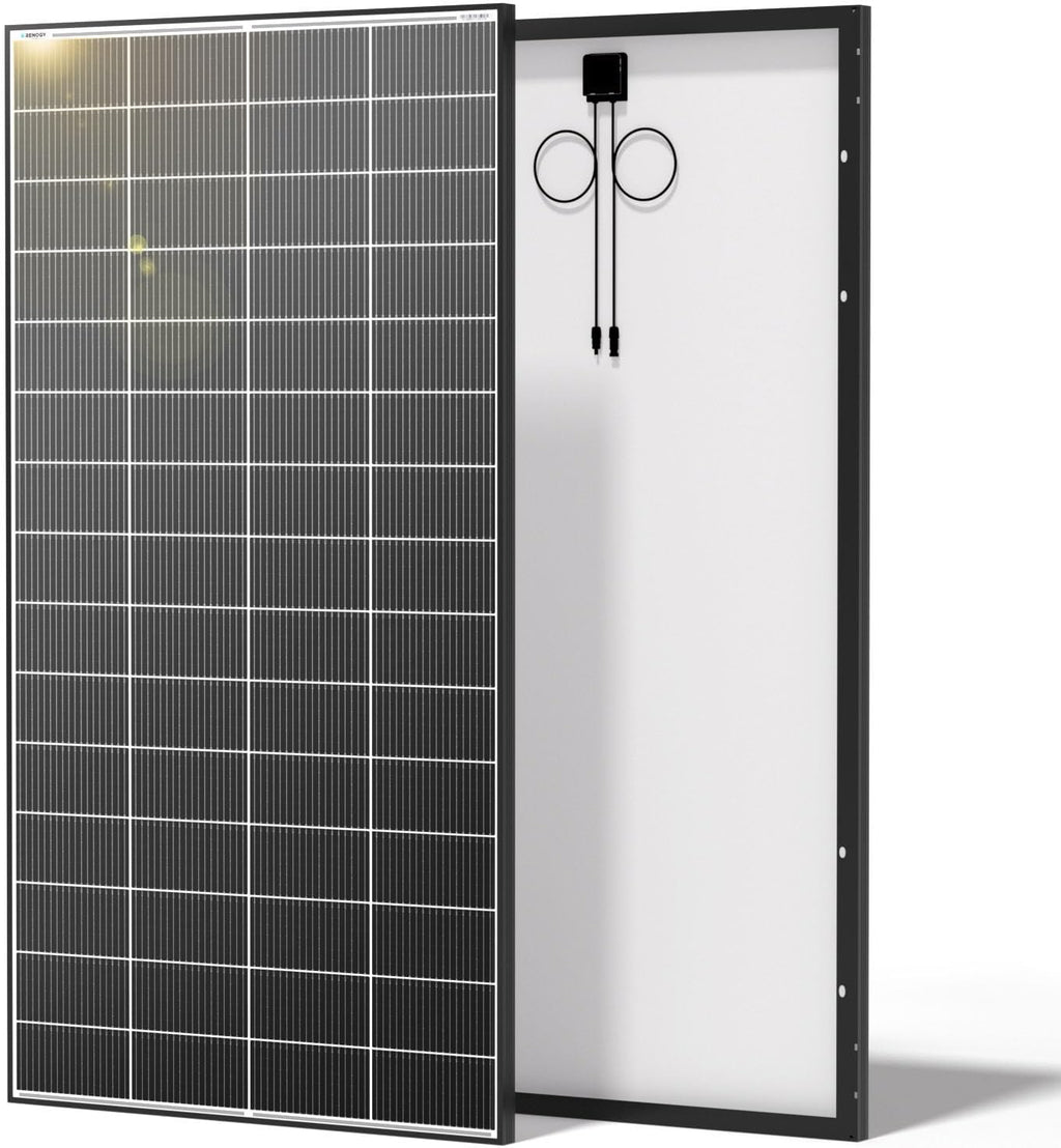 Renogy Solar Panels 2PCS 320 Watt Solar Panel 18BB N-Type Solar Panel 12 24 Volts Monocrystalline On/Off Grid Solar Setup 640W Over 400 Watt Solar Panels 25% Cell Efficiency for Homes Rooftop RV Boat