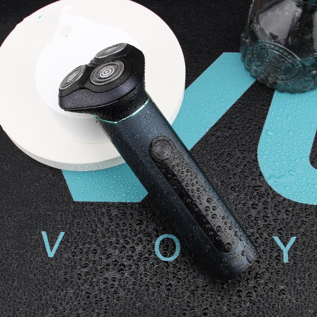 Electric Shavers for Men, Metal Housing 3D Floating Rotary Electric Shaver for Men Waterproof Beard Electric Razor Face Shaving Machine Rechargeable