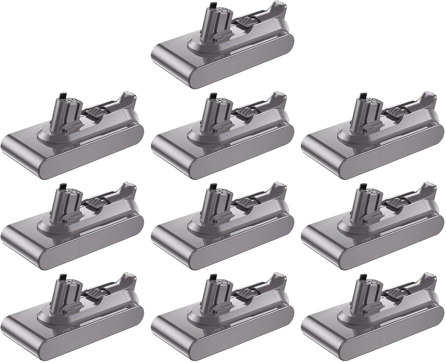 OUTMX 25.2V 6000mAh Compatible for Dyson Battery V11 Vacuum Cleaner - Clip Type Replacement Batteries(10Pcs 6000mAh)